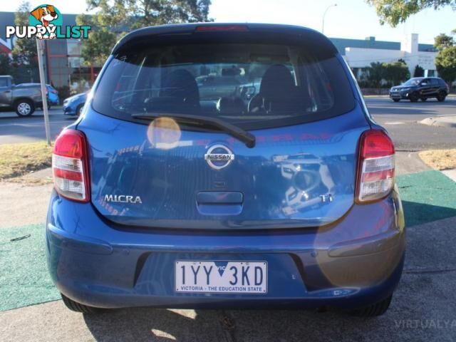 2013 NISSAN MICRA TI K13 MY13  HATCH