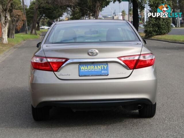 2015 TOYOTA CAMRY ALTISE ASV50R  SEDAN