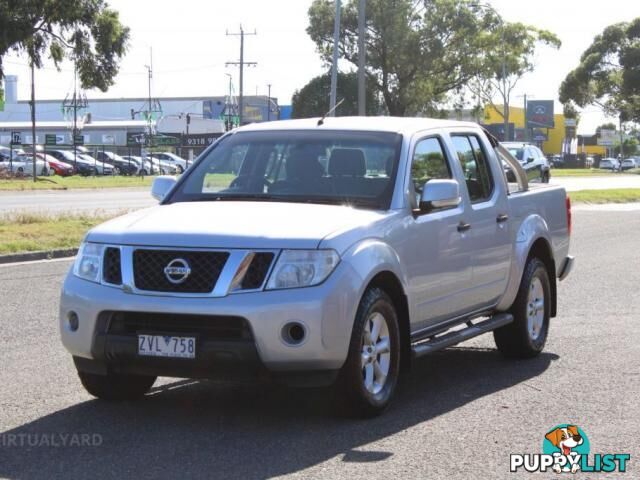 2012 NISSAN NAVARA ST (4X2) D40 MY12  DUAL CAB