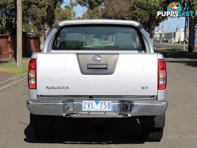 2012 NISSAN NAVARA ST (4X2) D40 MY12  DUAL CAB