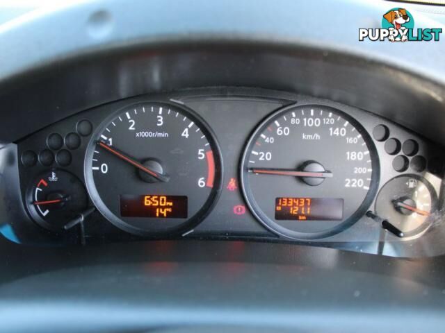 2012 NISSAN NAVARA ST (4X2) D40 MY12  DUAL CAB