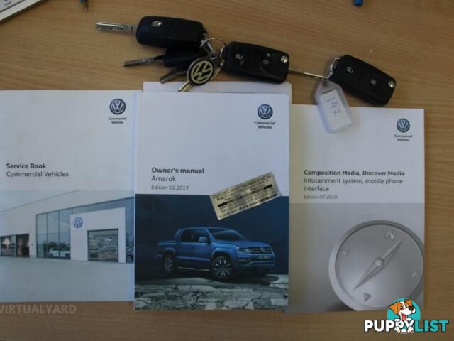 2020 VOLKSWAGEN AMAROK TDI550 V6 CORE 4MOTION 2H MY20  DUAL CAB