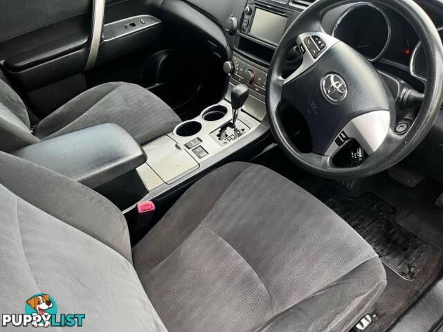 2013 TOYOTA KLUGER ALTITUDE (4X4) GSU45R MY12  WAGON