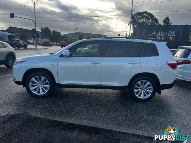 2013 TOYOTA KLUGER ALTITUDE (4X4) GSU45R MY12  WAGON
