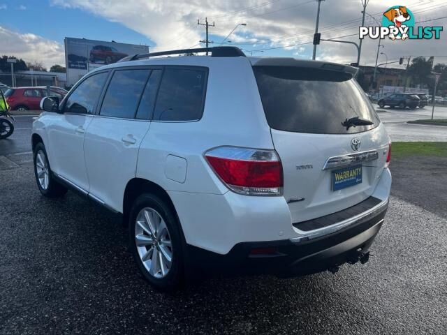 2013 TOYOTA KLUGER ALTITUDE (4X4) GSU45R MY12  WAGON