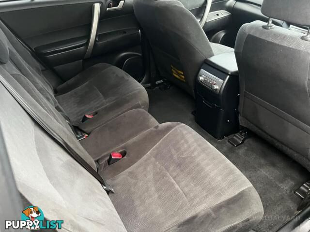 2013 TOYOTA KLUGER ALTITUDE (4X4) GSU45R MY12  WAGON
