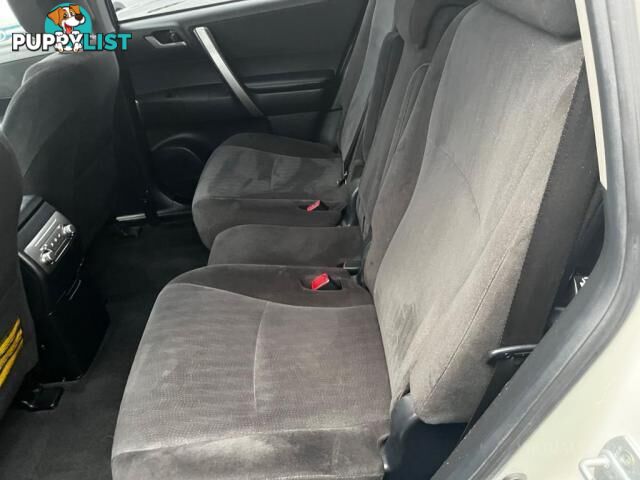2013 TOYOTA KLUGER ALTITUDE (4X4) GSU45R MY12  WAGON