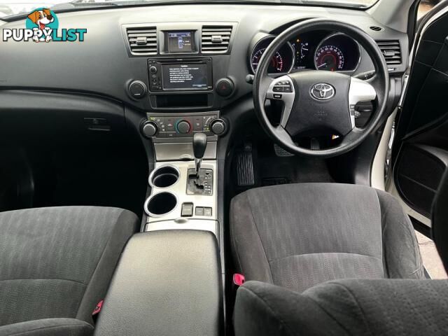 2013 TOYOTA KLUGER ALTITUDE (4X4) GSU45R MY12  WAGON