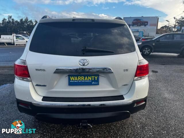 2013 TOYOTA KLUGER ALTITUDE (4X4) GSU45R MY12  WAGON