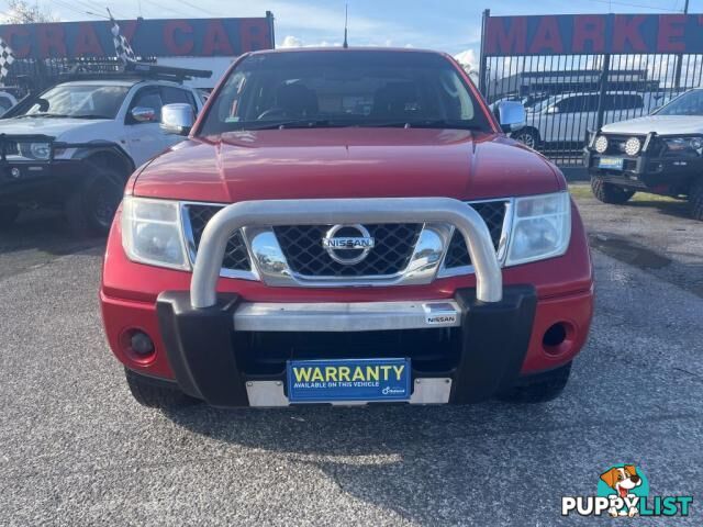 2008 NISSAN NAVARA ST-X (4X4) D40  DUAL CAB