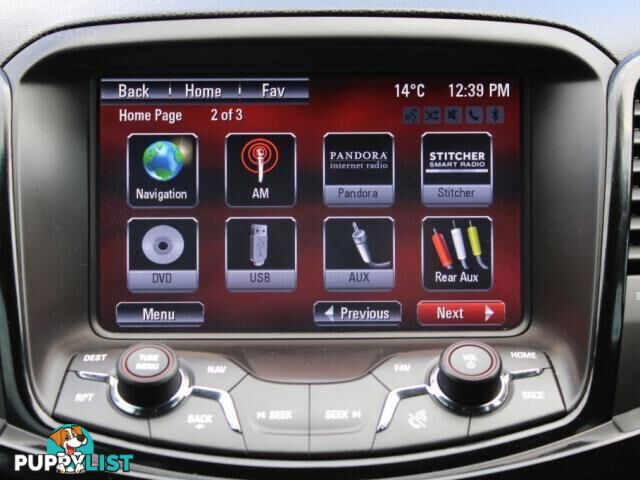 2014 HOLDEN COMMODORE SV6 STORM VF  SEDAN
