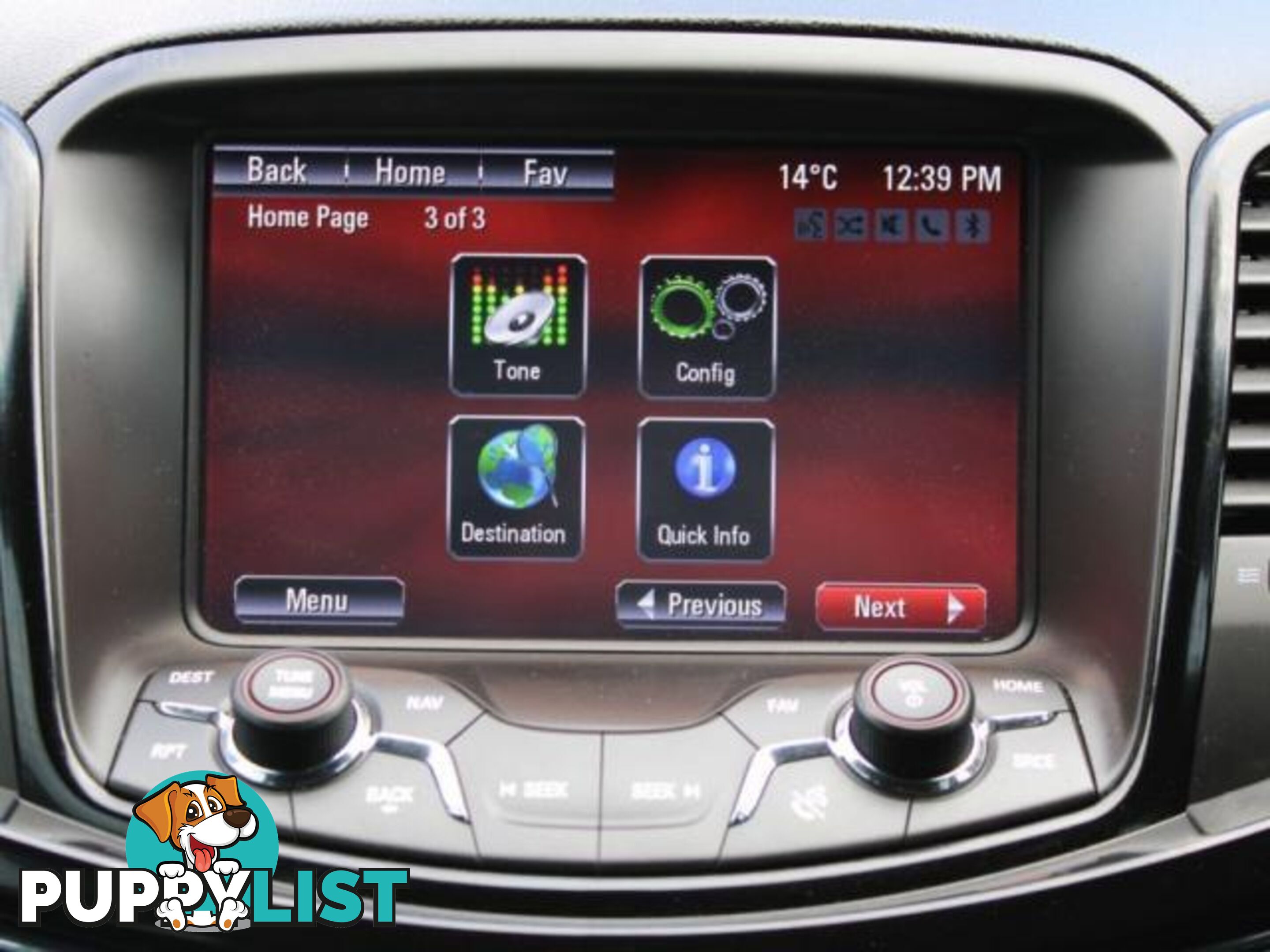 2014 HOLDEN COMMODORE SV6 STORM VF  SEDAN