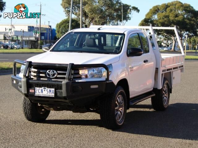 2018 TOYOTA HILUX SR (4X4) GUN126R MY17  CAB CHASSIS