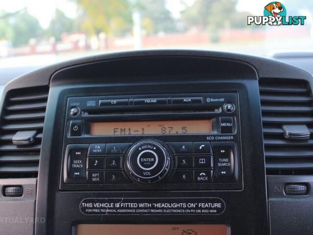 2011 NISSAN NAVARA ST-X (4X4) D40 SERIES 4  DUAL CAB