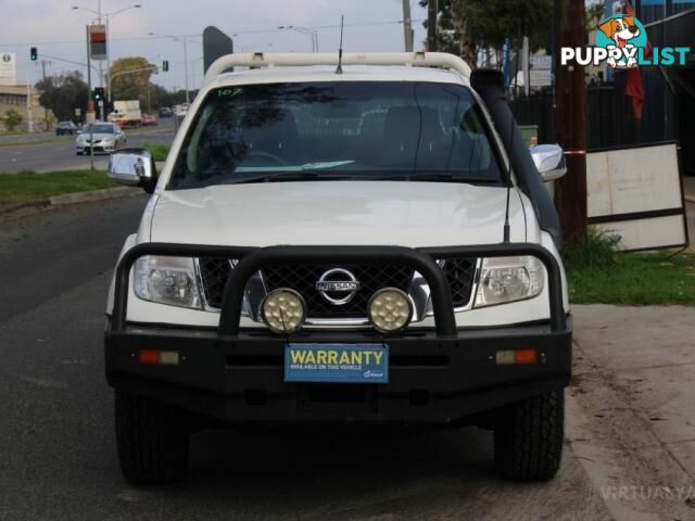 2011 NISSAN NAVARA ST-X (4X4) D40 SERIES 4  DUAL CAB
