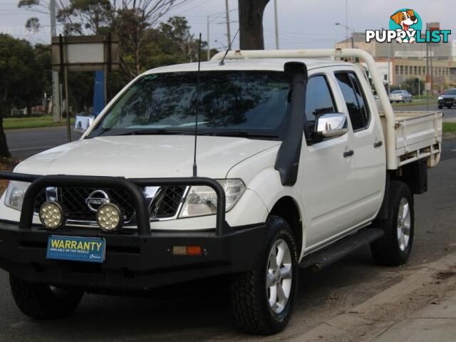 2011 NISSAN NAVARA ST-X (4X4) D40 SERIES 4  DUAL CAB