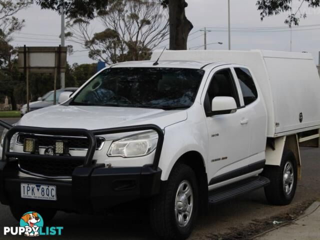 2014 HOLDEN COLORADO LX (4X4) RG MY14  CAB CHASSIS
