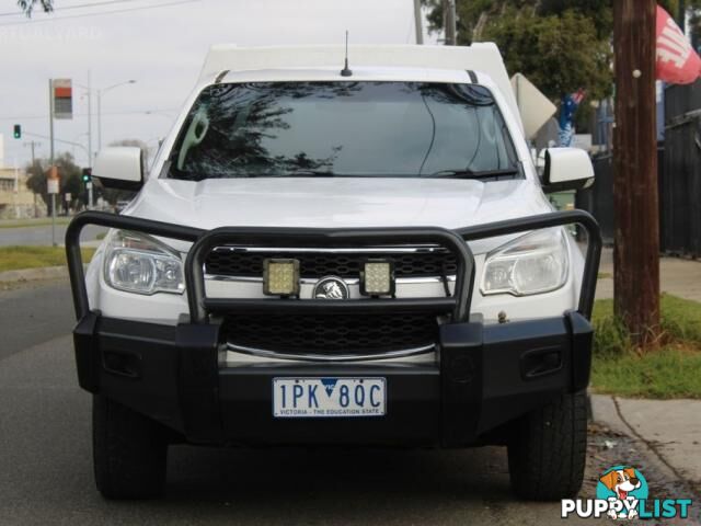 2014 HOLDEN COLORADO LX (4X4) RG MY14  CAB CHASSIS