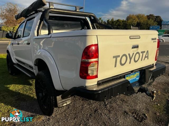 2012 TOYOTA HILUX SR5 (4X4) KUN26R MY12  DUAL CAB