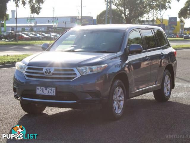 2011 TOYOTA KLUGER KX-R (4X4) 7 SEAT GSU45R MY11 UPGRADE  WAGON