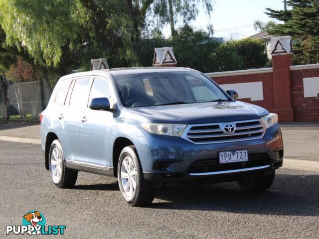 2011 TOYOTA KLUGER KX-R (4X4) 7 SEAT GSU45R MY11 UPGRADE  WAGON