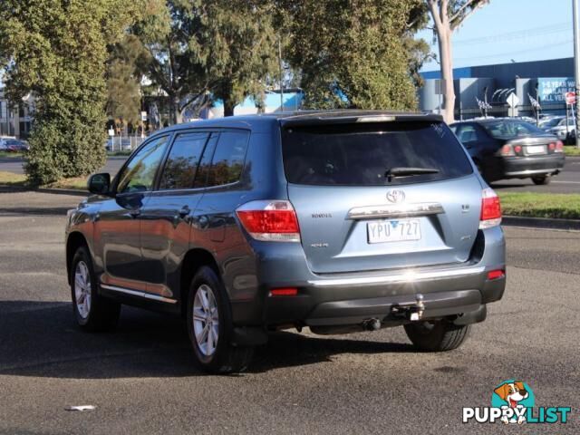 2011 TOYOTA KLUGER KX-R (4X4) 7 SEAT GSU45R MY11 UPGRADE  WAGON