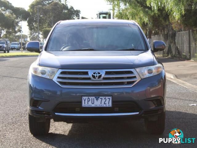 2011 TOYOTA KLUGER KX-R (4X4) 7 SEAT GSU45R MY11 UPGRADE  WAGON