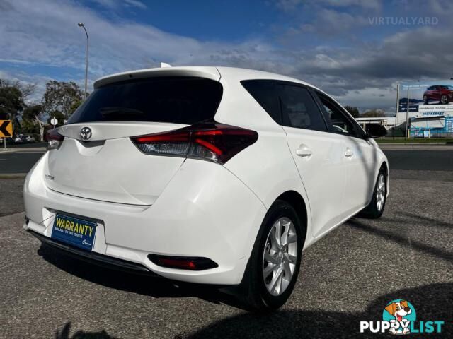 2017 TOYOTA COROLLA ASCENT SPORT ZRE182R MY17  HATCH