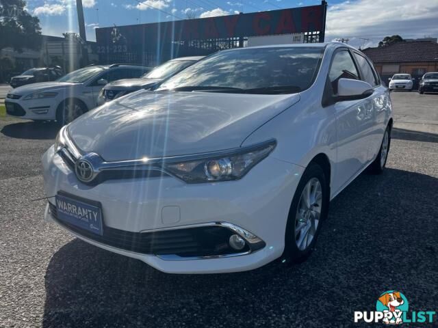 2017 TOYOTA COROLLA ASCENT SPORT ZRE182R MY17  HATCH