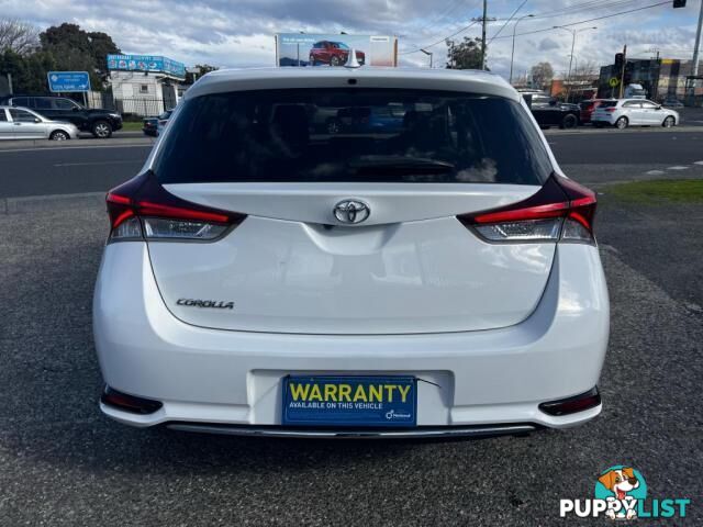 2017 TOYOTA COROLLA ASCENT SPORT ZRE182R MY17  HATCH