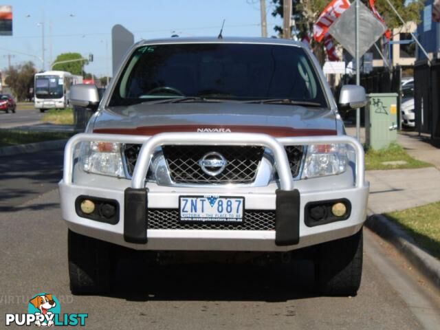 2012 NISSAN NAVARA ST (4X4) D40  DUAL CAB
