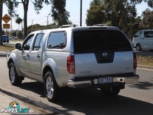 2012 NISSAN NAVARA ST (4X4) D40  DUAL CAB