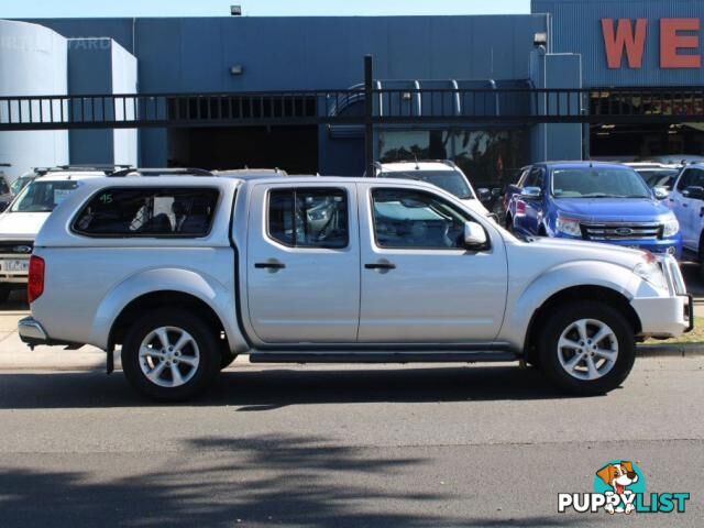 2012 NISSAN NAVARA ST (4X4) D40  DUAL CAB