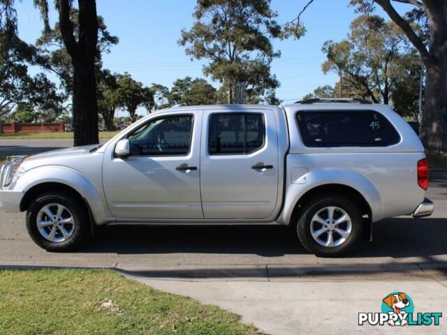 2012 NISSAN NAVARA ST (4X4) D40  DUAL CAB