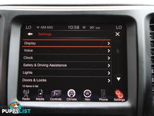 2015 JEEP CHEROKEE BLACKHAWK (4X4) KL MY15  WAGON
