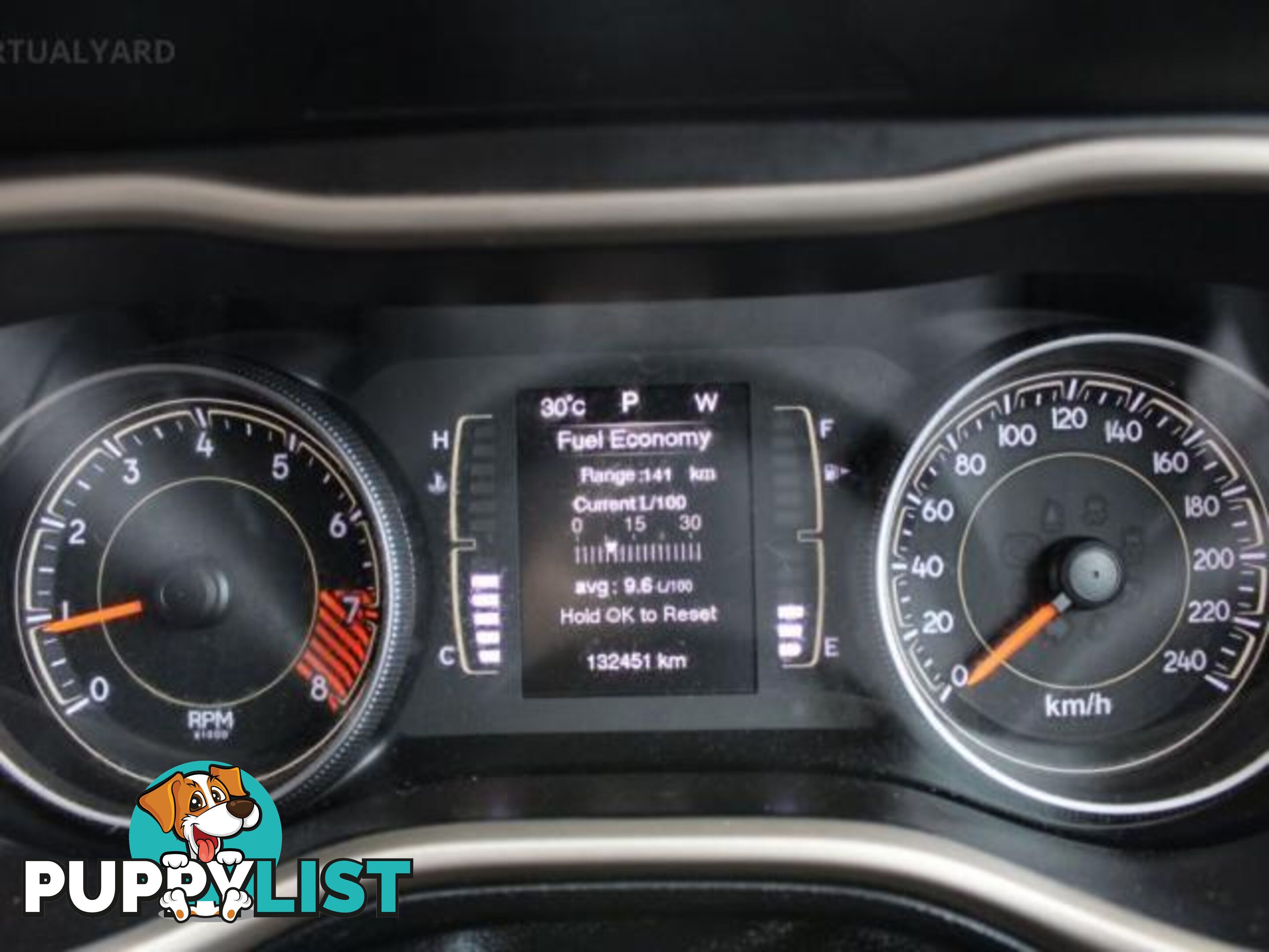 2015 JEEP CHEROKEE BLACKHAWK (4X4) KL MY15  WAGON