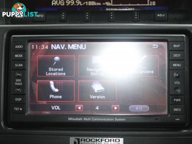 2011 MITSUBISHI PAJERO GLX   PLATINUM  (4X4) NT MY11  WAGON