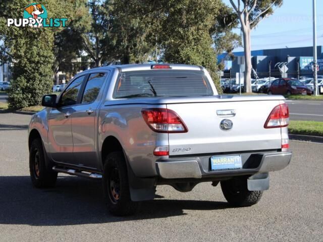 2016 MAZDA BT-50 XTR HI-RIDER (4X2) MY16  DUAL CAB