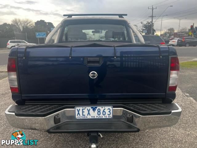 2009 NISSAN NAVARA ST-R (4X4) D22 MY08  DUAL CAB