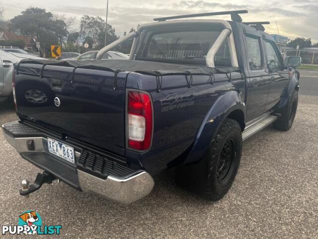 2009 NISSAN NAVARA ST-R (4X4) D22 MY08  DUAL CAB