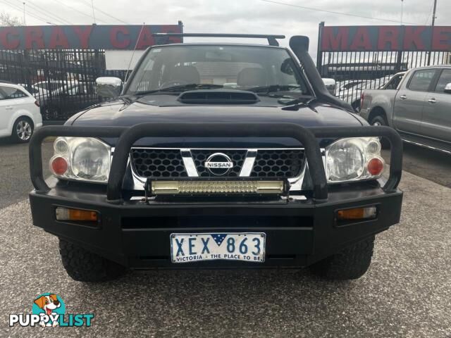 2009 NISSAN NAVARA ST-R (4X4) D22 MY08  DUAL CAB