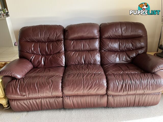 Leather Lounge Suite - Very Comfortable
