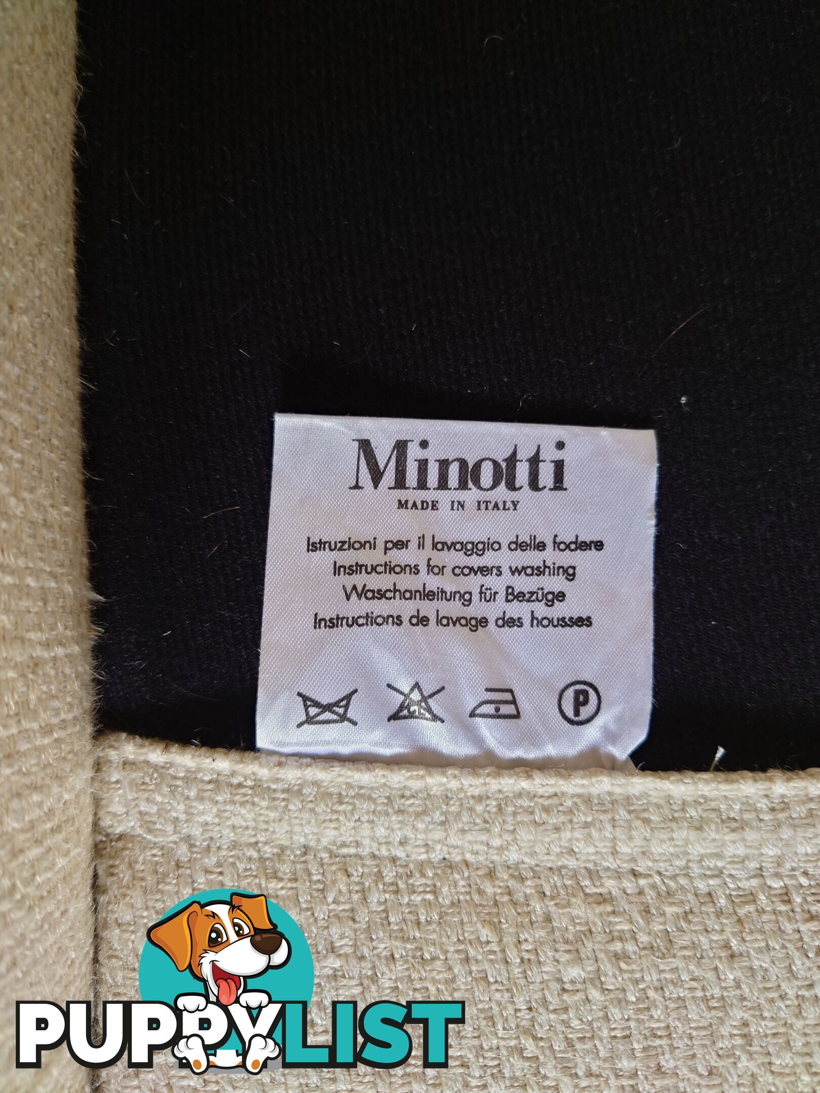 Designer Cloth Sofa Italian handmade- Minotti