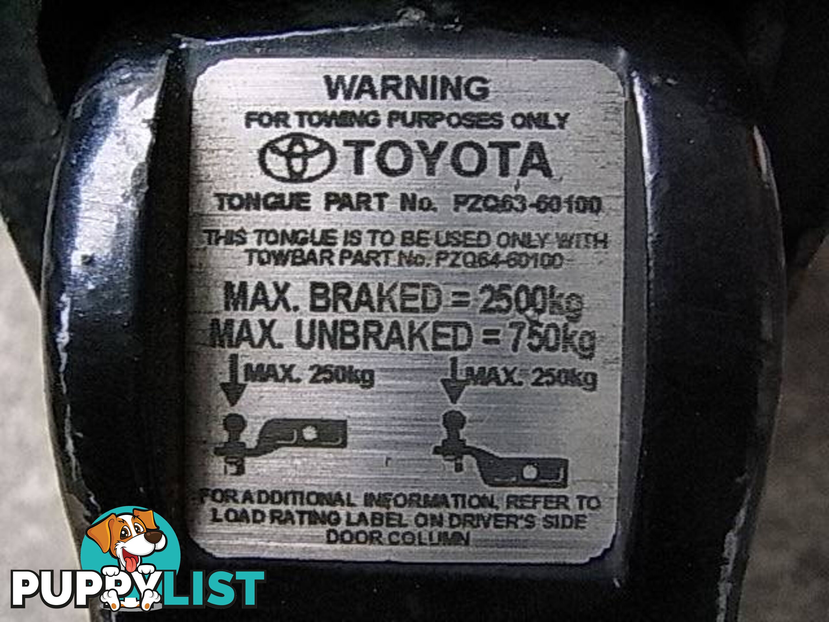 TOYOTA PRADO - PZQ64-60100 and TONGUE Part No - PZQ63-60100. pic