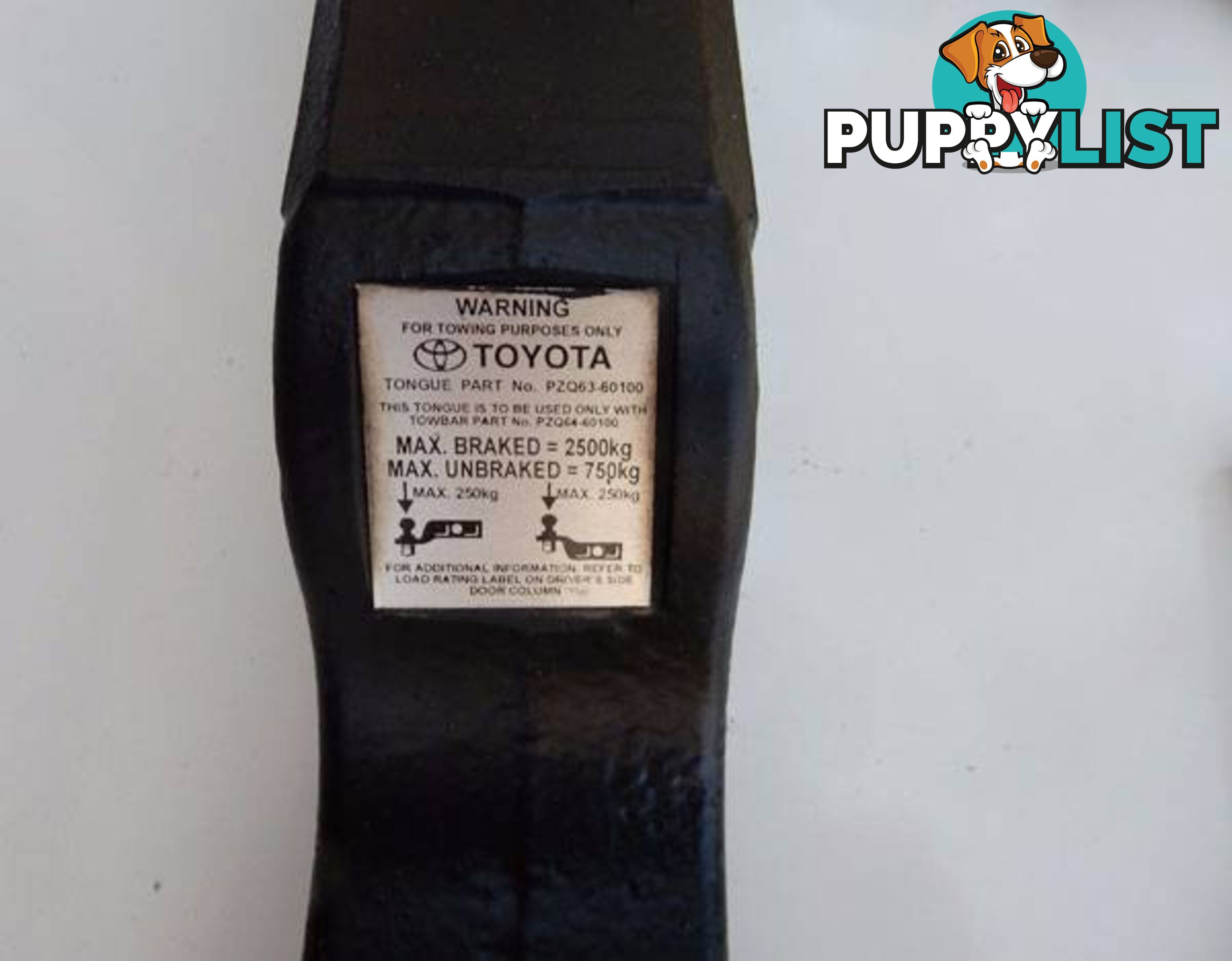 TOYOTA PRADO - PZQ64-60100 and TONGUE Part No - PZQ63-60100. pic