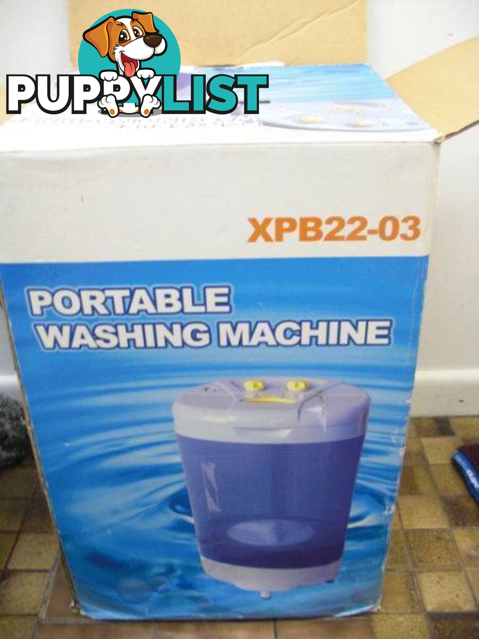 MOBILE WASHING MACHINE... 4KG. 240 VOLT SIZE 650 X 350 X 300 MM