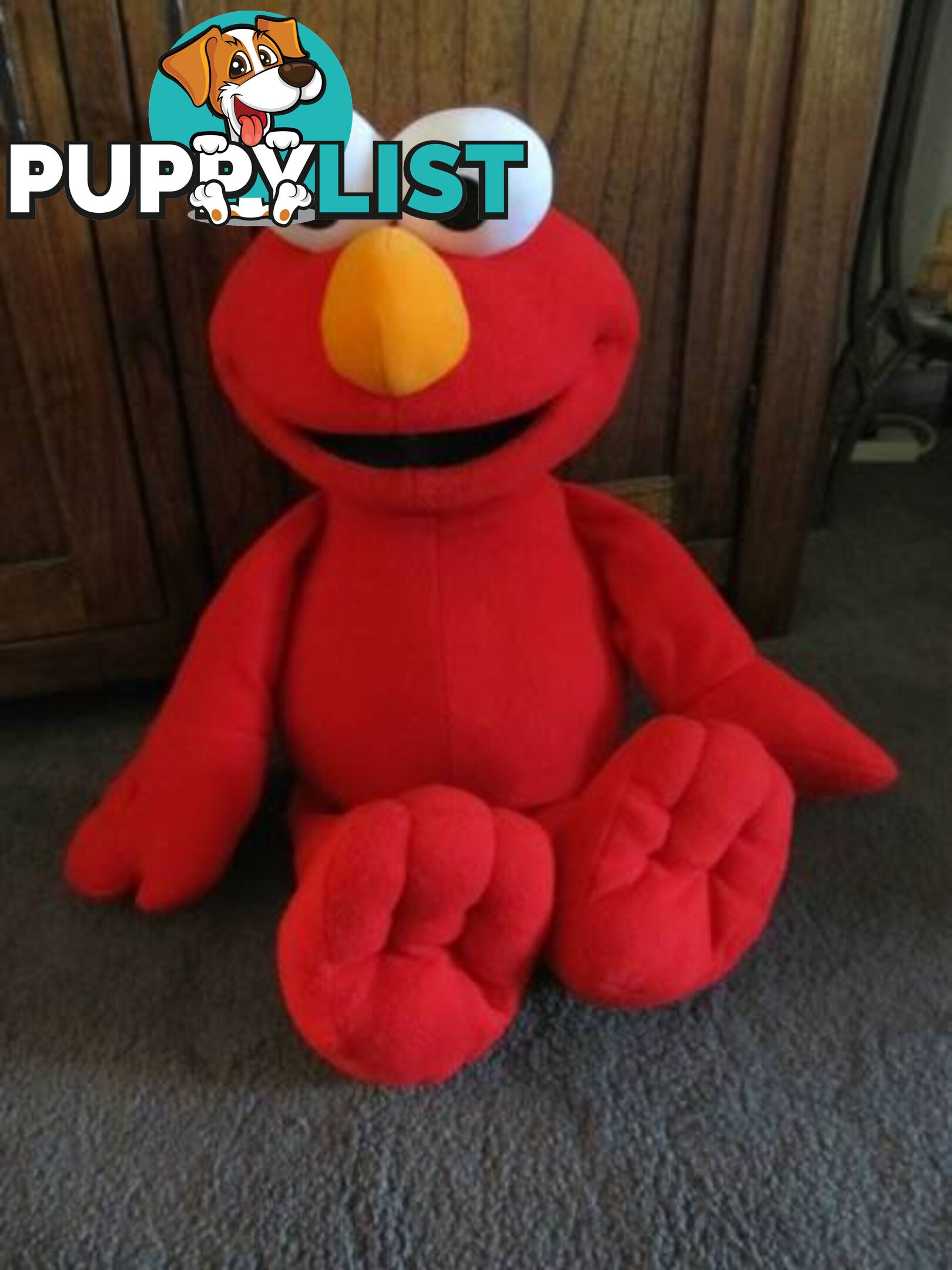 ELMO...elmo....huge TALKING Elmo....original item , Fisher Price