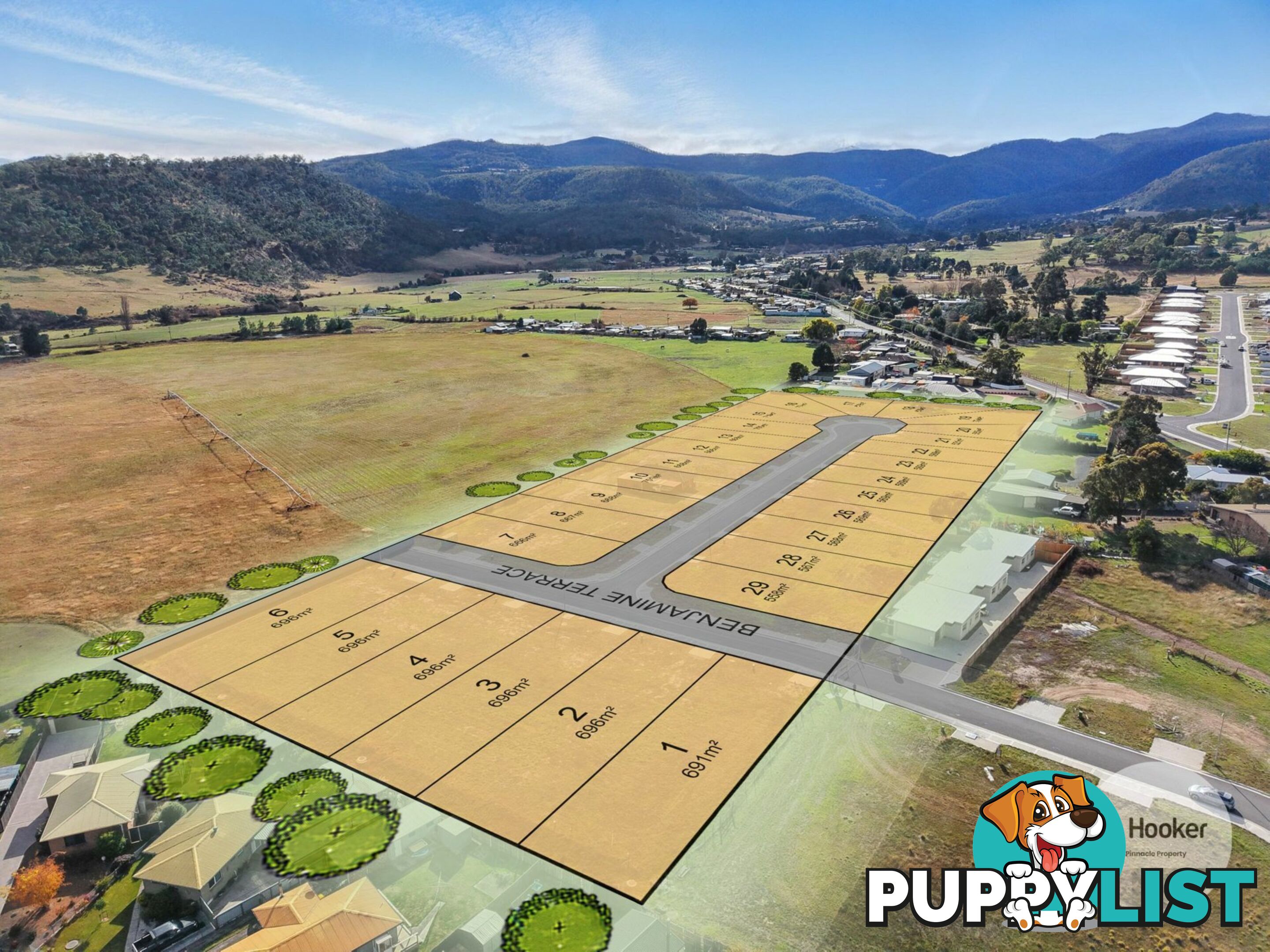 Lots 1-29 Benjamin Terrace NEW NORFOLK TAS 7140