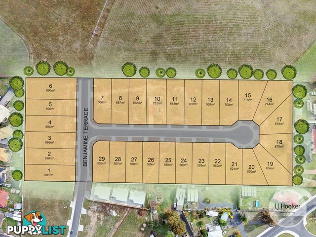 Lots 1-29 Benjamin Terrace NEW NORFOLK TAS 7140