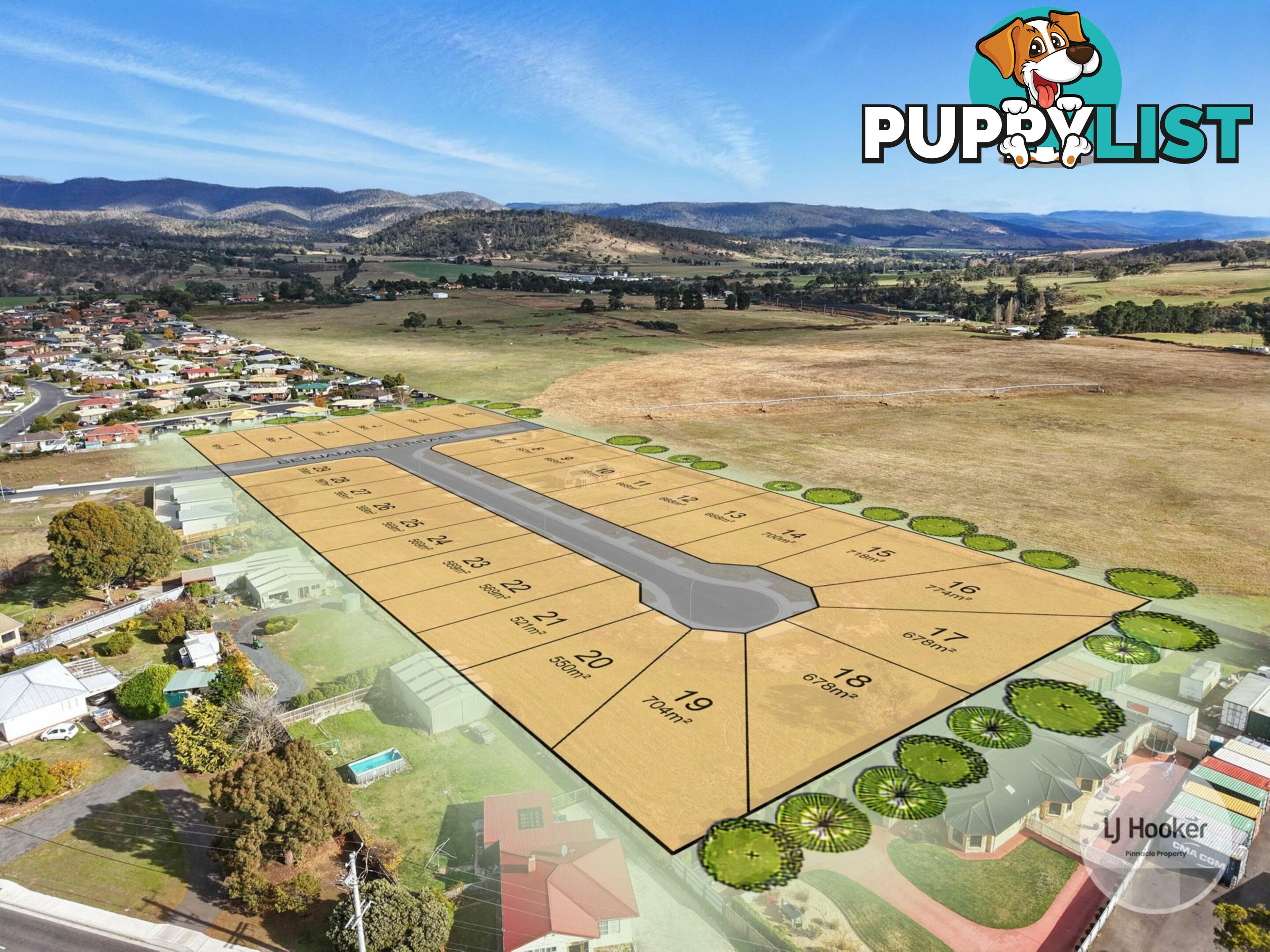 Lots 1-29 Benjamin Terrace NEW NORFOLK TAS 7140